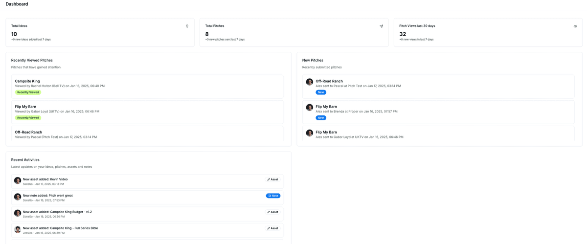 Pipeline Management Interface